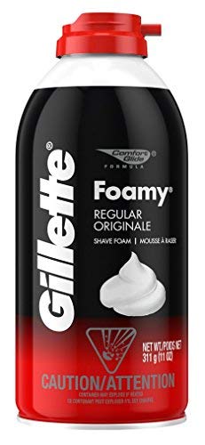 Gillette Foamy Shave Foam Original 11 Ounce (325ml) (2 Pack)
