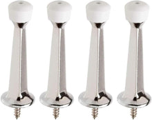 Load image into Gallery viewer, Liberty Premium Door Stop Metal Solid Rigid Door Stopper Brushed 3" (Chrome,4 Pack)