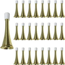 Load image into Gallery viewer, Litepak Spring Door Stop 3" Premium Heavy Duty Stopper Steel w/Plastic Bumper