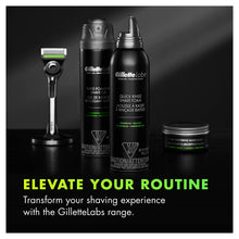 Load image into Gallery viewer, Gillette Quick Rinse Lightweight Shave Foam for Men by GilletteLabs, Shaving Foam that Helps Protect the Skin, 8.1 OZ