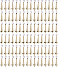 Load image into Gallery viewer, Liberty Premium Door Stop Metal Solid Rigid Door Stopper Brushed 3" (Brass Plated, 96 Pack)
