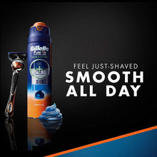 Load image into Gallery viewer, Gillette Fusion ProGlide Sensitive 2 in 1 Shave Gel, Ocean Breeze, Pack of 2, 12 oz Total