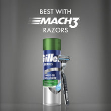 Load image into Gallery viewer, Gillette Series 3X Sensitive Shave Gel, 6 Count, 7oz Each, Hydrates, Protects and Soothes Sensitive Skin, 7 Ounce (Pack of 6)