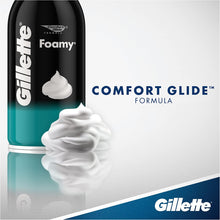 Load image into Gallery viewer, Gillette Foamy Shaving Cream, Sensitive Skin, 11 Ounce