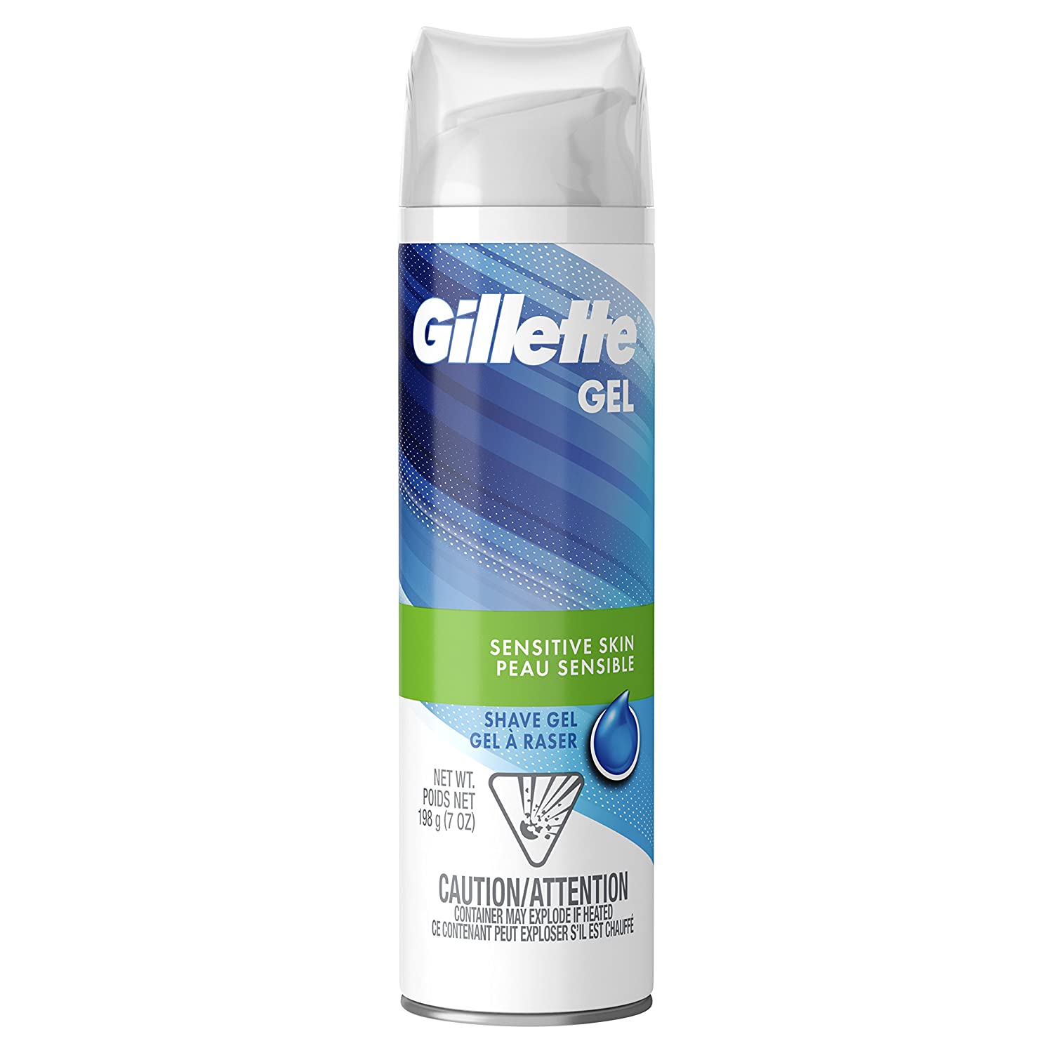 lubricating gel for shaving Gillette Series 3X Moisturizing Shave Gel 6 Count, 7oz Each - Lubrication  for Irritation Protection