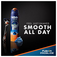 Load image into Gallery viewer, Gillette Fusion ProGlide Sensitive 2 in 1 Shave Gel, Ocean Breeze, Pack of 2, 12 oz Total