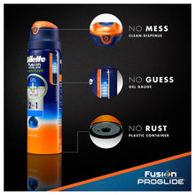 Load image into Gallery viewer, Gillette Fusion ProGlide 2 in 1 Shave Gel Sensitive - 6 oz