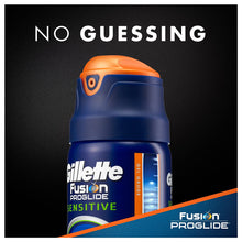 Load image into Gallery viewer, Gillette Fusion ProGlide 2 in 1 Shave Gel Sensitive - 6 oz