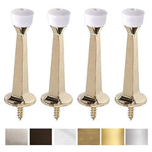 Load image into Gallery viewer, Liberty Premium Door Stop Metal Solid Rigid Door Stopper Brushed 3"
