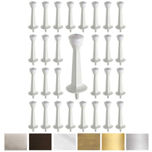 Load image into Gallery viewer, Liberty Premium Door Stop Metal Solid Rigid Door Stopper Brushed 3"