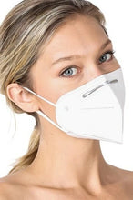 Load image into Gallery viewer, 50 ct KN95 5Ply Disposable Face Mask Individually Wrapped w/ Metal Nose Clip