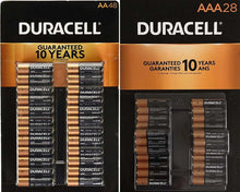 Load image into Gallery viewer, Duracell CopperTop Alkaline Batteries - 48 AA Batteries & 28 AAA Batteries