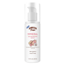 Load image into Gallery viewer, Hawaiian Tropic Mineral Sunscreen Face SPF 30 Skin Lotion Travel Size 3.4oz- 3 pack