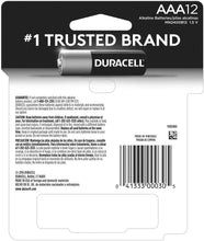 Load image into Gallery viewer, 12pcs (AAA12 x 1) Duracell AAA Battery Alkaline Coppertop Lot 1.5V Triple A 2030