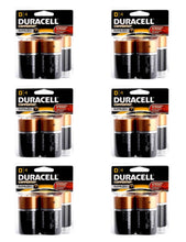 Load image into Gallery viewer, 24x Duracell Size D Battery 1.5V D4 Coppertop Alkaline LR20 Fresh USA (6x D4)