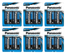 Load image into Gallery viewer, 12x Panasonic Size D Batteries 1.5V Heavy Duty D2 x 6