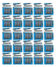 Load image into Gallery viewer, 100x Panasonic AA Double A Heavy Duty Batteries 1.5v Wholesale Lot 4pk x 25