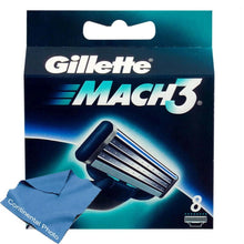 Load image into Gallery viewer, 32 Count Gillette Mach3 Razor Blade Refill Cartridges for Mach 3 (16 Packs of 2)