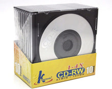 Load image into Gallery viewer, Mini CD-R Rewritable 21min 185mb 8cm CDR CD Blank Compact Disc + Jewel Case