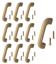 Load image into Gallery viewer, (10-Pack) Liberty Hardware Unfinished Wood Handle Wooden Pull Cabinet 96mm Hole-to-Hole Drawer Cupboard Kitchen Hardware #5520