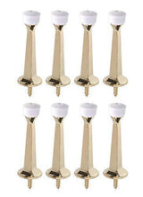 Load image into Gallery viewer, Litepak Door Stoppers Rigid Door Stop 3" , Brass Plated- 8 Pack