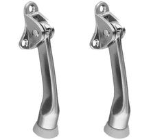 Load image into Gallery viewer, Litepak Kickdown Door Stop 4" - 2 Pack (Satin Nickel)
