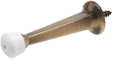 Load image into Gallery viewer, Liberty Premium Door Stop Metal Solid Rigid Door Stopper Brushed 3" (Antique Brass, 1 Pack)