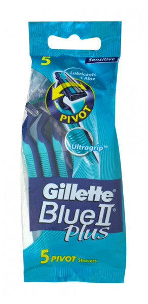 Gillette Blue II Pivot Razors - 144 packs of 5 – 21supply