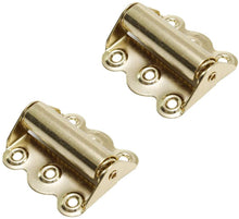 Load image into Gallery viewer, Litepak Screen Door Hinge Professional Grade Hardware Self-Closing Easy Install (2 Pack, Polished Brass)