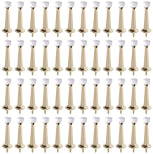 Load image into Gallery viewer, Liberty Premium Door Stop Metal Solid Rigid Door Stopper Brushed 3" (Brass Plated, 48 Pack)