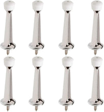 Load image into Gallery viewer, Liberty Premium Door Stop Metal Solid Rigid Door Stopper Brushed 3" (Chrome, 8 Pack)