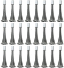 Load image into Gallery viewer, Litepak Spring Door Stop 3" Premium Heavy Duty Stopper Steel w/Plastic Bumper (Chrome, 24 Pack)