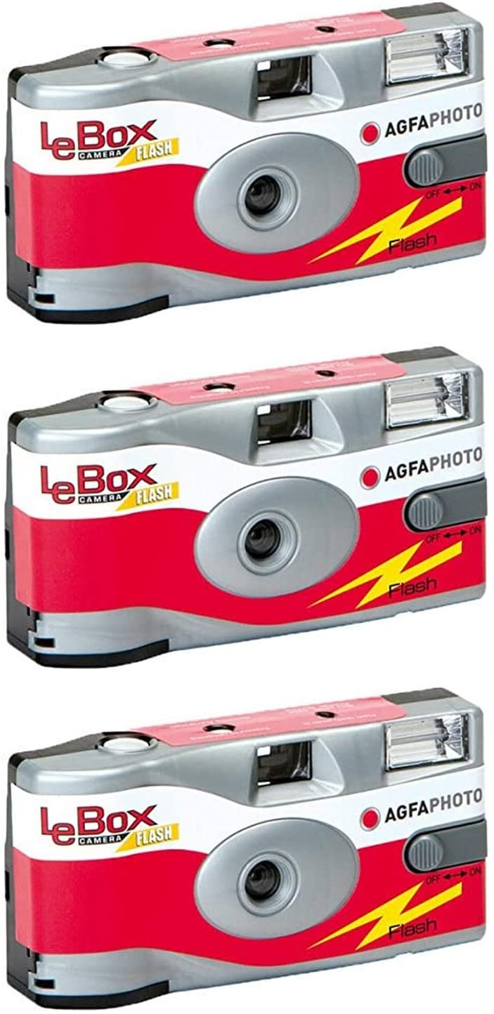 Agfa Disposable Camera With Flash 400 27 (3-Pack)