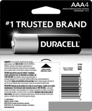 Load image into Gallery viewer, Duracell CopperTop AAA Alkaline Batteries 4 Count