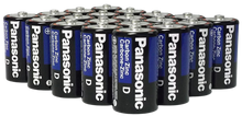 Load image into Gallery viewer, Panasonic D Super Heavy Duty Batteries 24 Pack