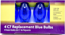 Load image into Gallery viewer, Christmas Replacement C-7 1/2 Bulbs,5 watts,4 Bulbs in one Package