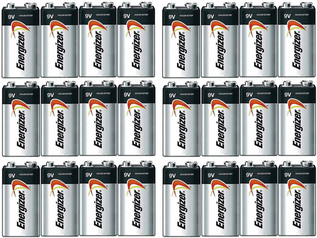 Energizer Max Alkaline 9V Battery - 24 Pack