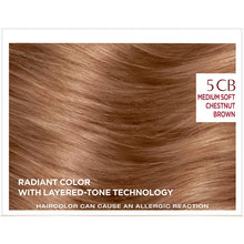 Load image into Gallery viewer, L'Oreal Paris Excellence Age Perfect Layered Tone Flattering Color, 5CB Medium Chestnut Brown