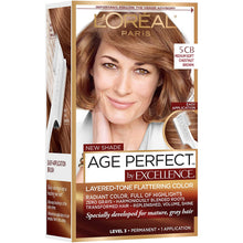 Load image into Gallery viewer, L'Oreal Paris Excellence Age Perfect Layered Tone Flattering Color, 5CB Medium Chestnut Brown