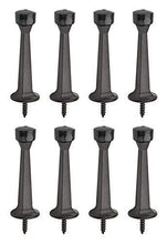 Load image into Gallery viewer, Litepak Door Stoppers Rigid Door Stop 3" , Oil Rubbed Bronze- 24 Pack