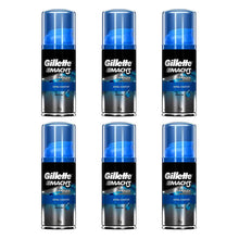 Load image into Gallery viewer, Gillette Mach3 Extra Comfort Travel Size Shave Gel 2.5oz (6-Pack)