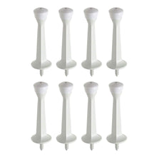 Load image into Gallery viewer, Litepak Door Stoppers Rigid Door Stop 3" , White- 8 Pack