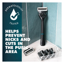 Load image into Gallery viewer, Gillette Intimate Pubic Hair Razor Cartridges, 48 Razor Blade Refills
