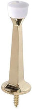 Load image into Gallery viewer, Liberty Premium Door Stop Metal Solid Rigid Door Stopper Brushed 3" (Brass Plated, 1 Pack)
