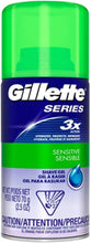 Load image into Gallery viewer, Gillette Series Shave Gel 2.5 Ounce (12 Pieces) Sensitive
