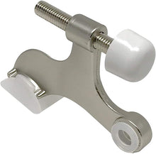 Load image into Gallery viewer, Litepak Hinge Pin Door Stop 2 1/2&quot; x 3 1/4&quot; Heavy Duty Stopper w/Rubber Tip Steel Screw
