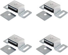 Load image into Gallery viewer, Litepak Magnetic Catch for Cabinets Doors Cupboards Drawers Shutters w/Plastic Housing + Strike Plate &amp; Screws
