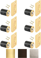 Load image into Gallery viewer, Brass Plated Closet Door Drive-in Ball Catch with Strike Plate Premium Quality
