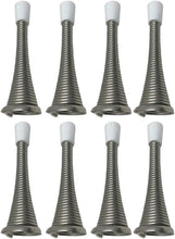 Load image into Gallery viewer, Litepak Spring Door Stop 3" Premium Heavy Duty Stopper Steel w/Plastic Bumper
