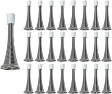 Load image into Gallery viewer, Litepak Spring Door Stop 3" Premium Heavy Duty Stopper Steel w/Plastic Bumper
